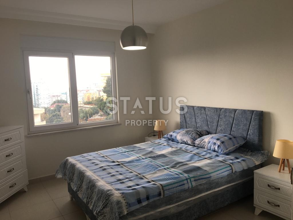Furnished apartment 1+1 overlooking the sea and the historic city of Naula, 75 m2. Mahmutlar, Alanya. фото 16