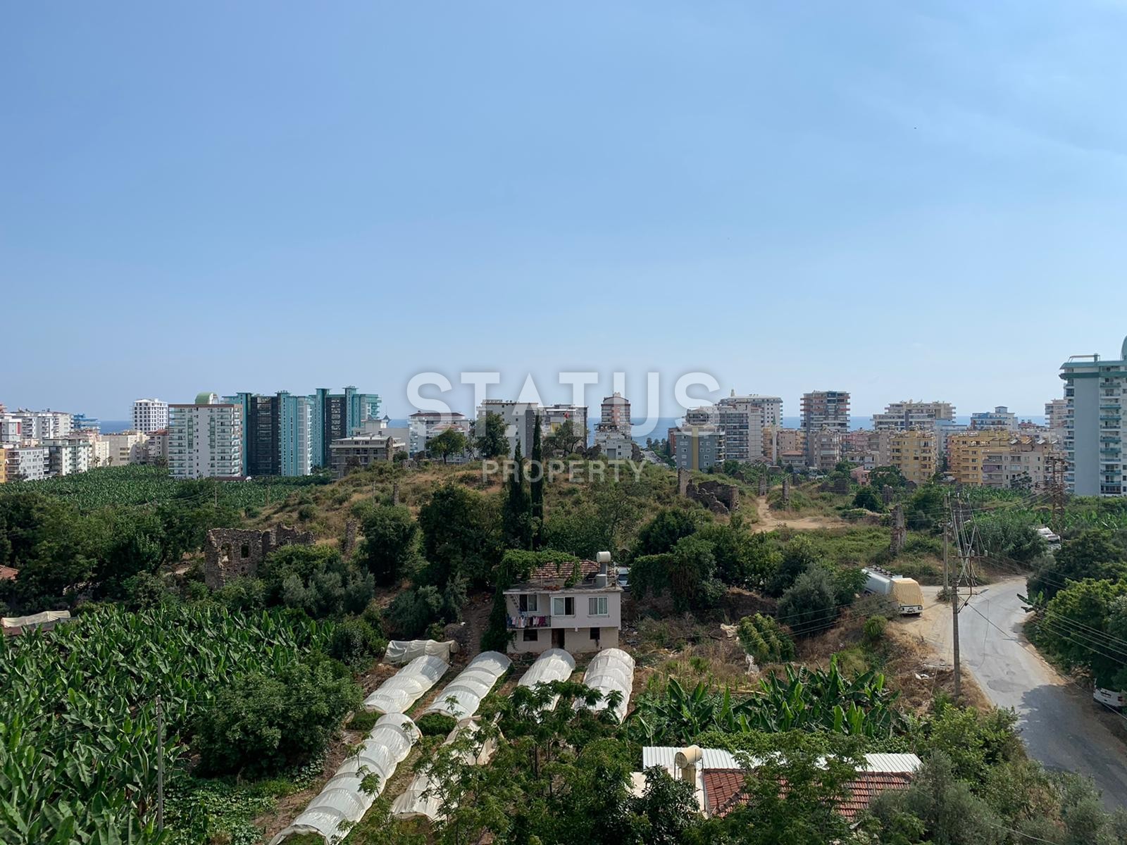 Furnished apartment 1+1 overlooking the sea and the historic city of Naula, 75 m2. Mahmutlar, Alanya. фото 28