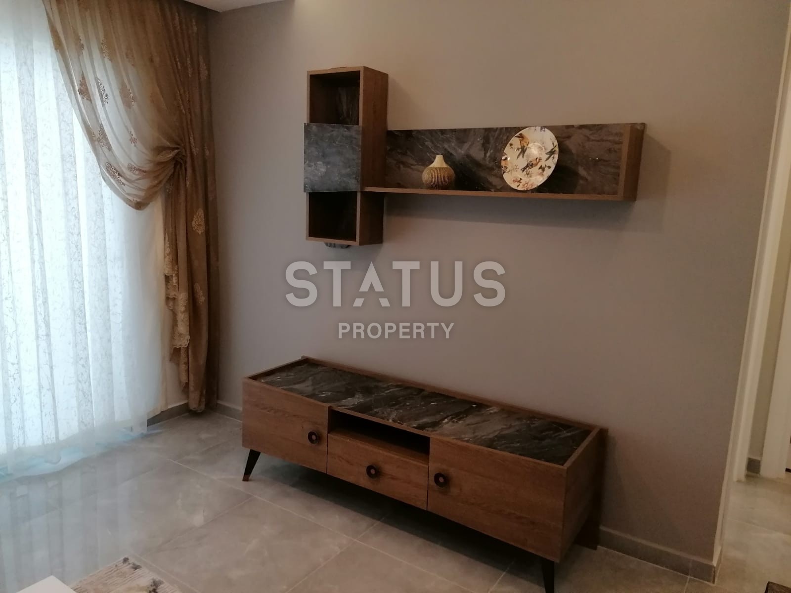 В новом комплексе с бассейном квартира 1+1, 55 м2. Махмутлар, Алания. фото 5