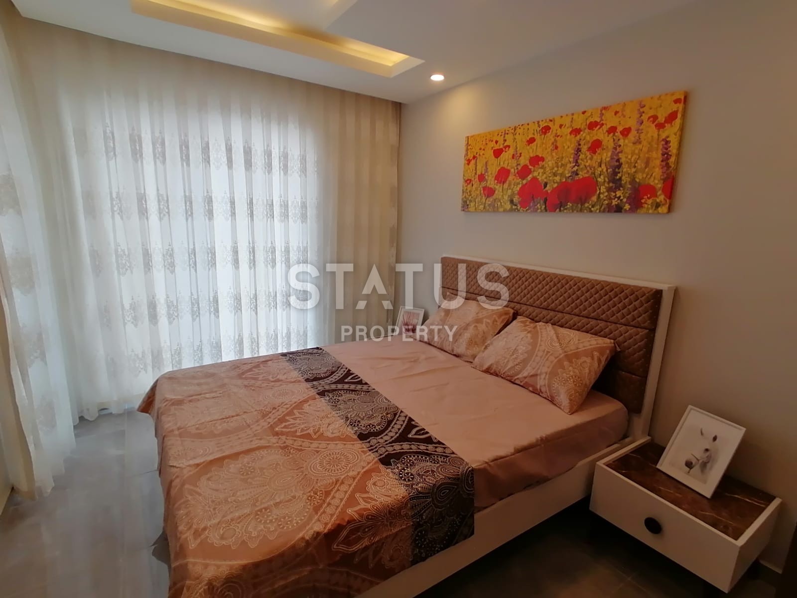 В новом комплексе с бассейном квартира 1+1, 55 м2. Махмутлар, Алания. фото 8