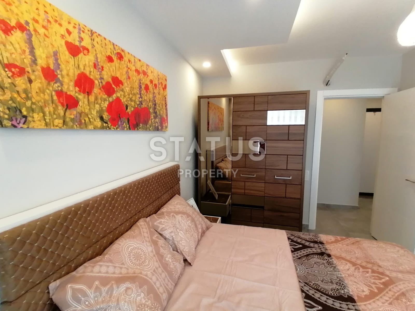 В новом комплексе с бассейном квартира 1+1, 55 м2. Махмутлар, Алания. фото 11