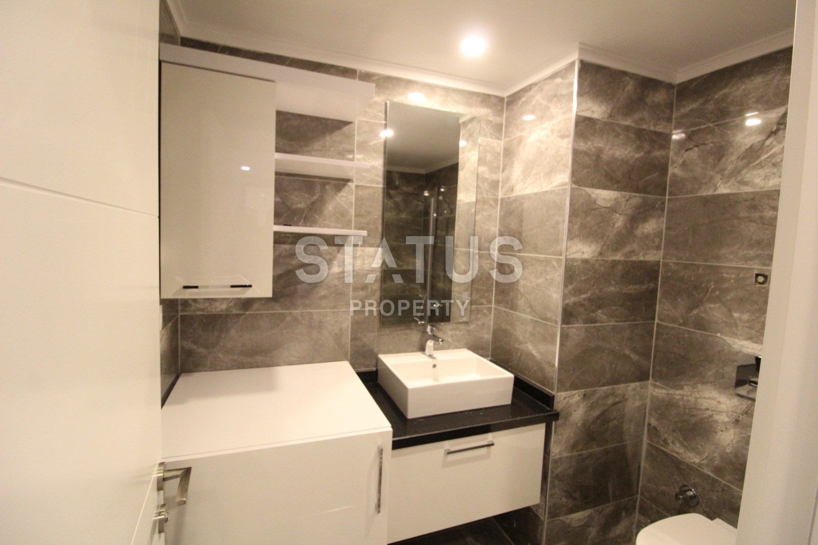 В новом комплексе с бассейном квартира 1+1, 55 м2. Махмутлар, Алания. фото 17