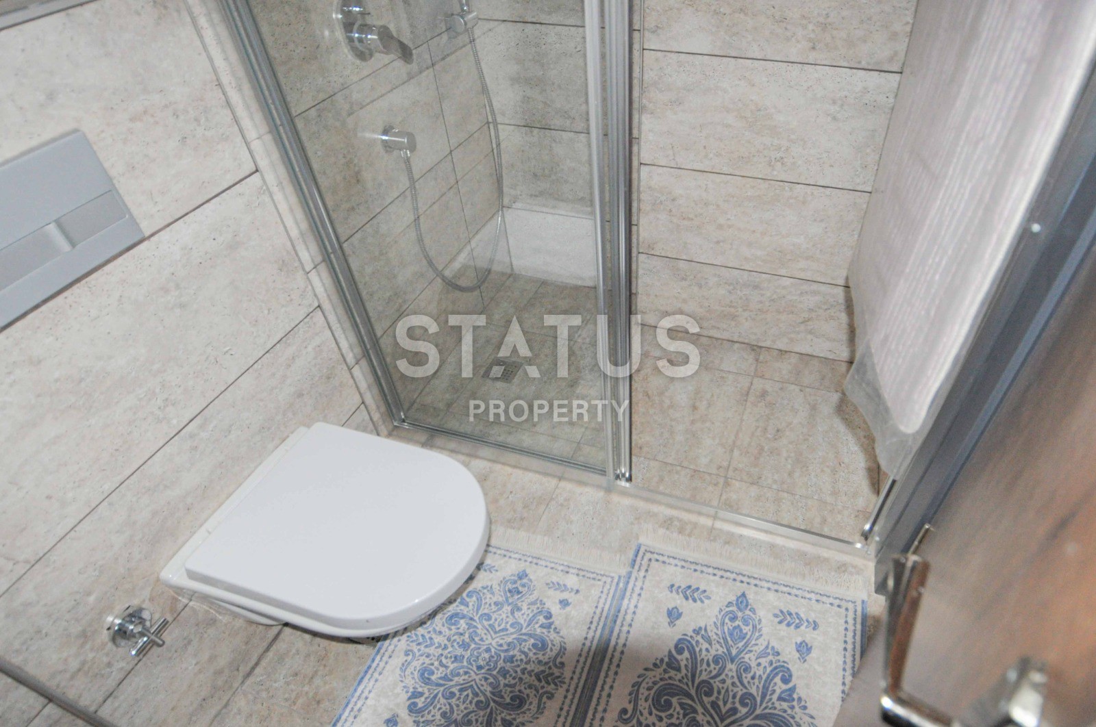 Двухкомнатная квартира 48 кв.м., укомплектованная мебелью в новом доме. Махмутлар, Алания. фото 14