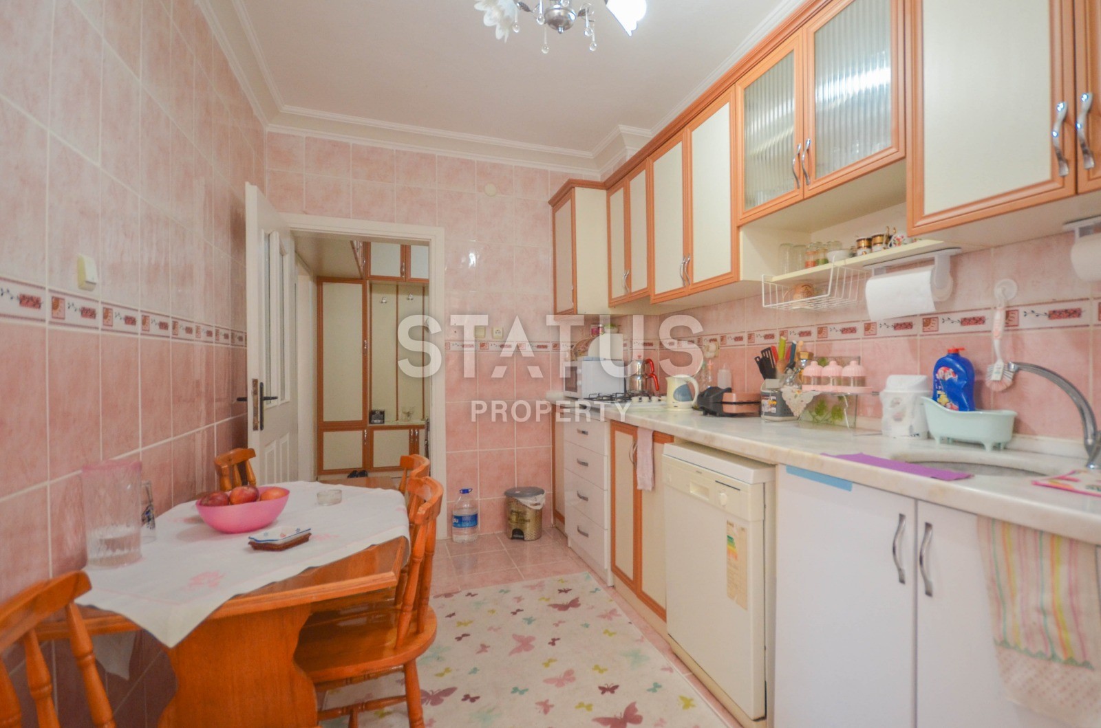 Крупнометражная трёшка 130 м2 с отдельной кухней, Махмутлар, Алания. фото 12