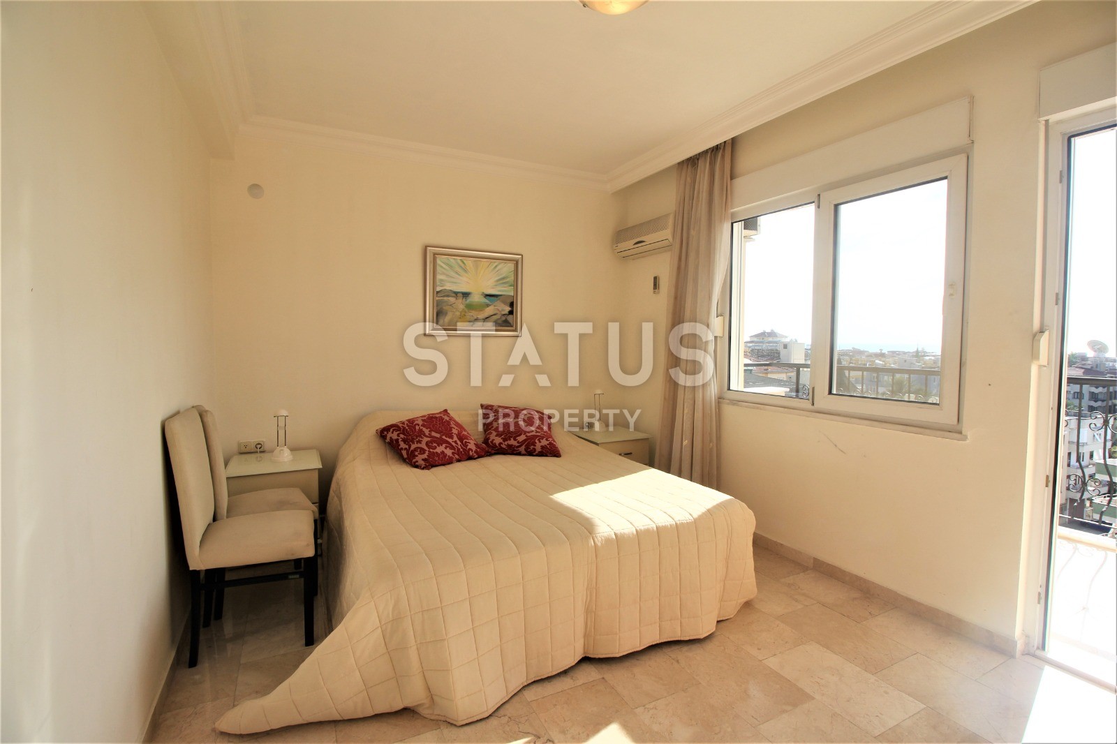 Уютная квартира 2+1 с видом на море и крепость Кале, 100 м2 фото 16