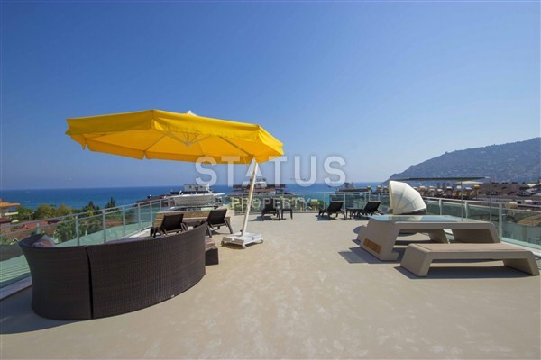 Апартаменты 2+1, в модном комплексе с панорамной лаунж зоной. Центр, Алания. фото 9