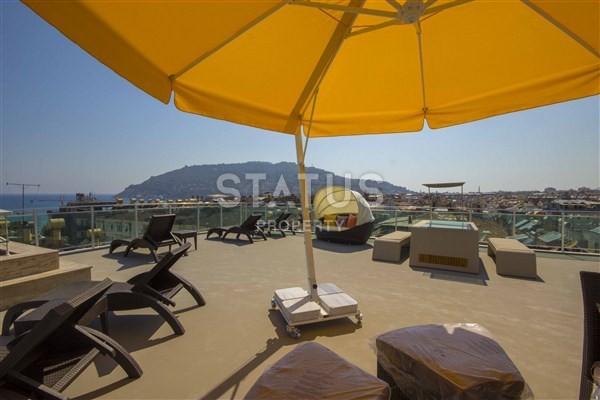 Апартаменты 2+1, в модном комплексе с панорамной лаунж зоной. Центр, Алания. фото 10