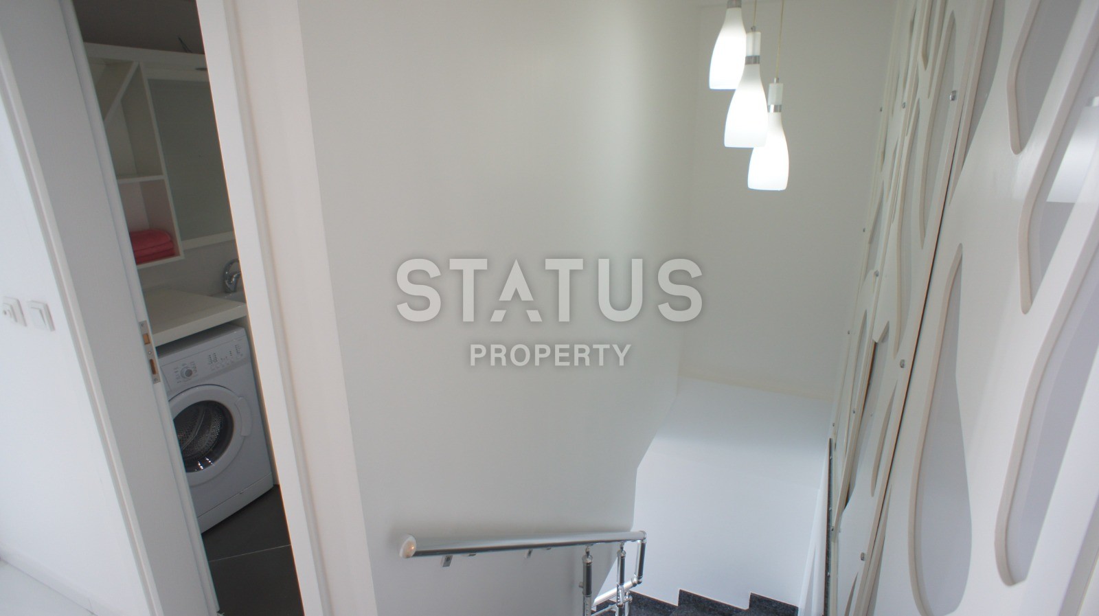 Уютная двухуровневая квартира 108 м2 с видом на море в районе Кестель фото 4