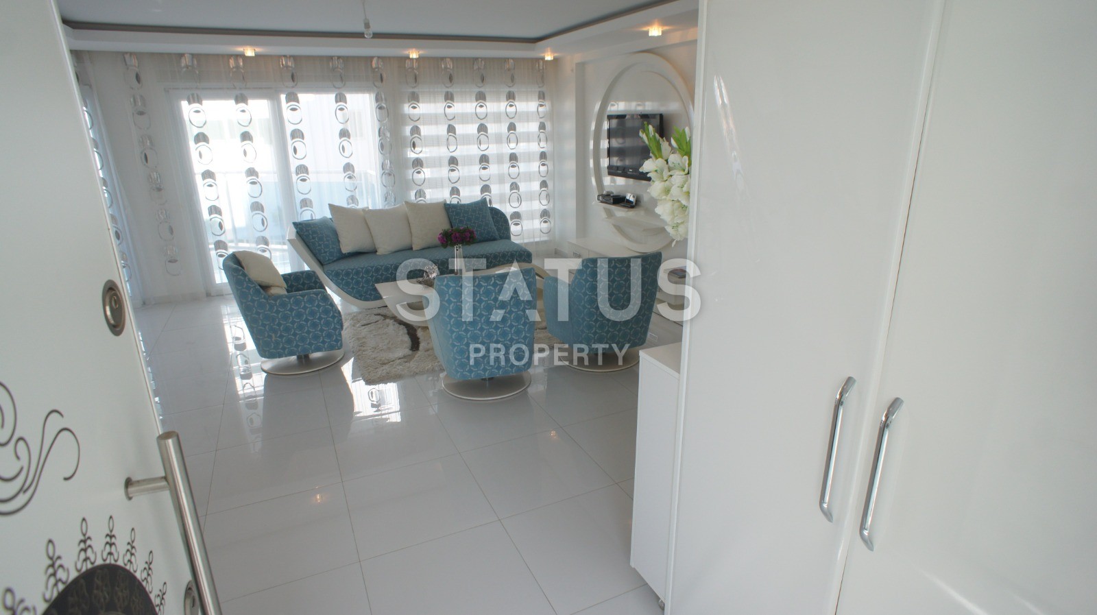 Уютная двухуровневая квартира 108 м2 с видом на море в районе Кестель фото 9