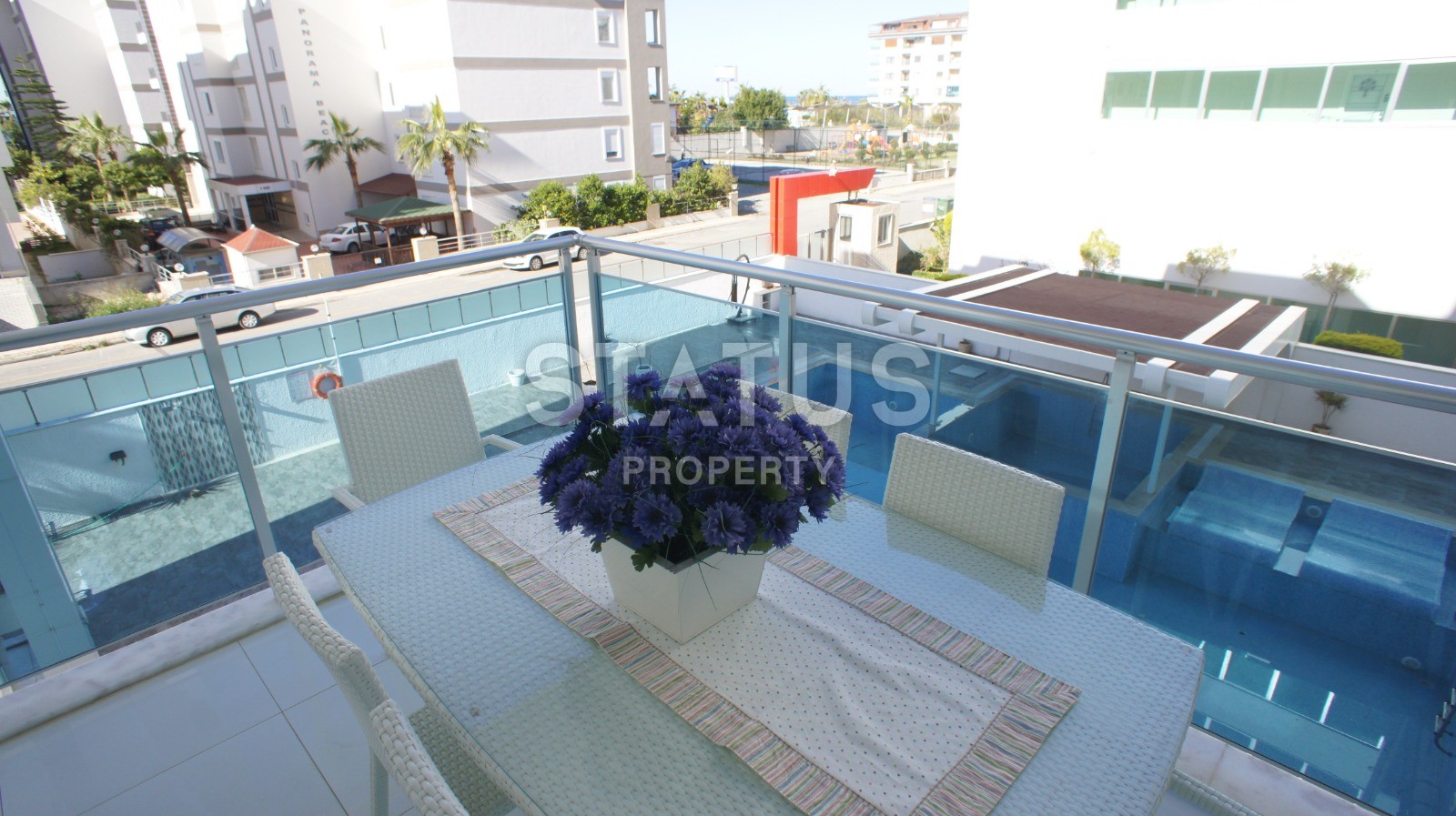 Уютная двухуровневая квартира 108 м2 с видом на море в районе Кестель фото 17