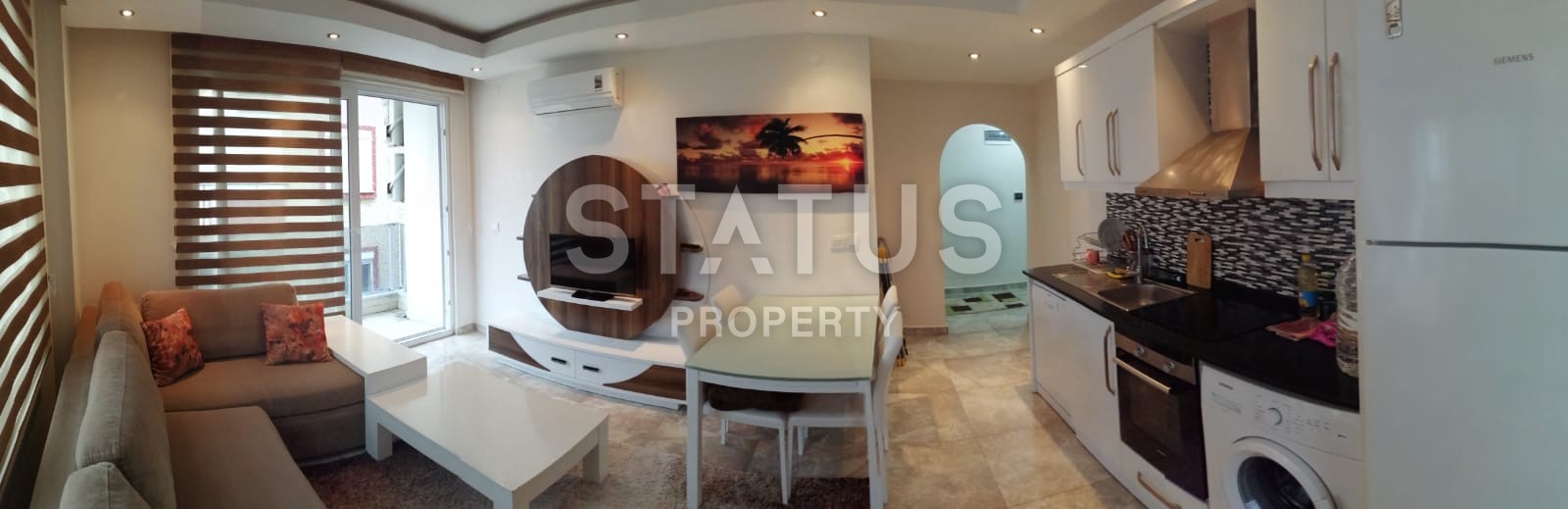 Меблированные квартиры планировки 1+1 в комплексе с инфраструктурой, район Оба, Аланья фото 5