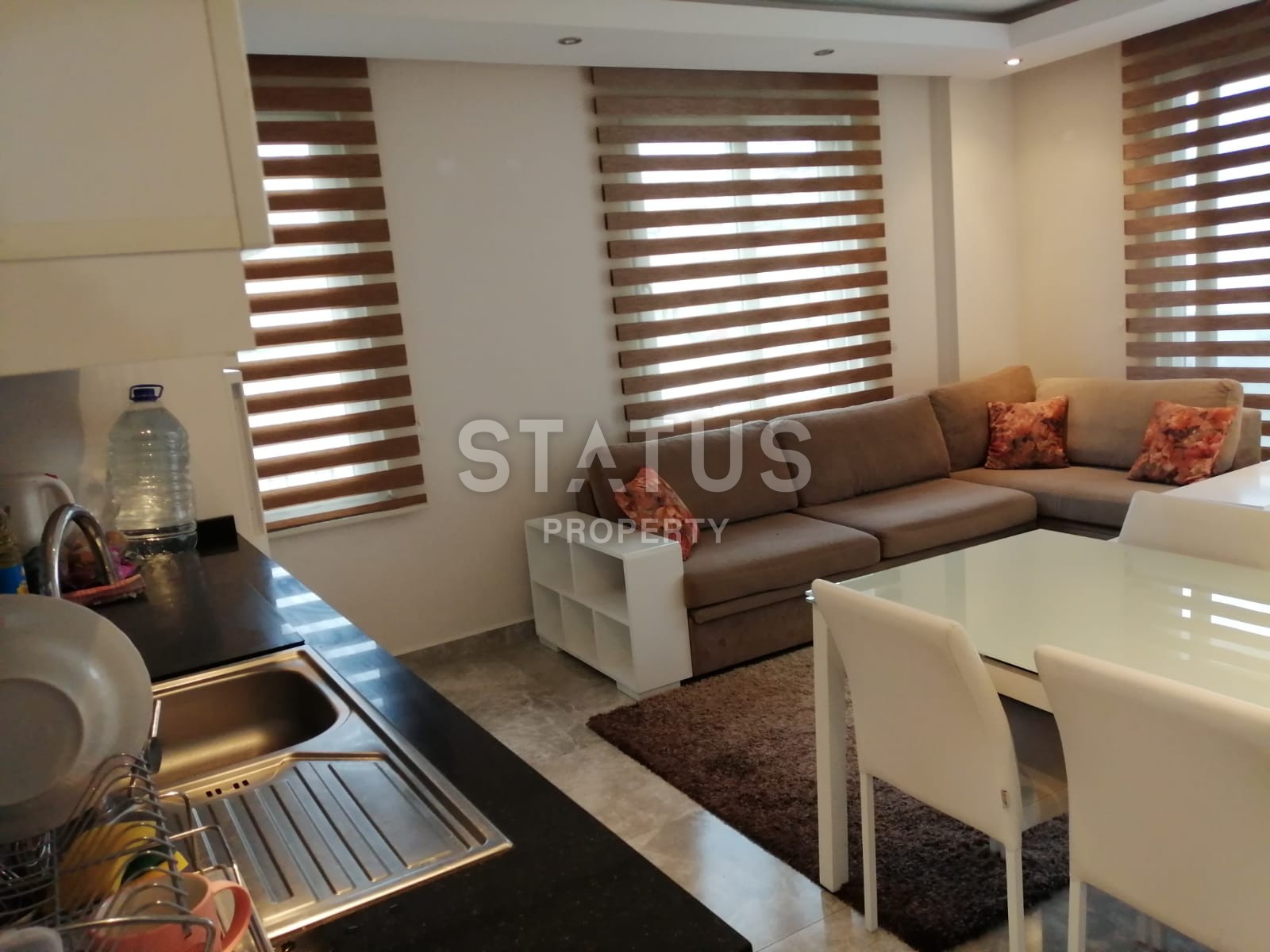 Меблированные квартиры планировки 1+1 в комплексе с инфраструктурой, район Оба, Аланья фото 6