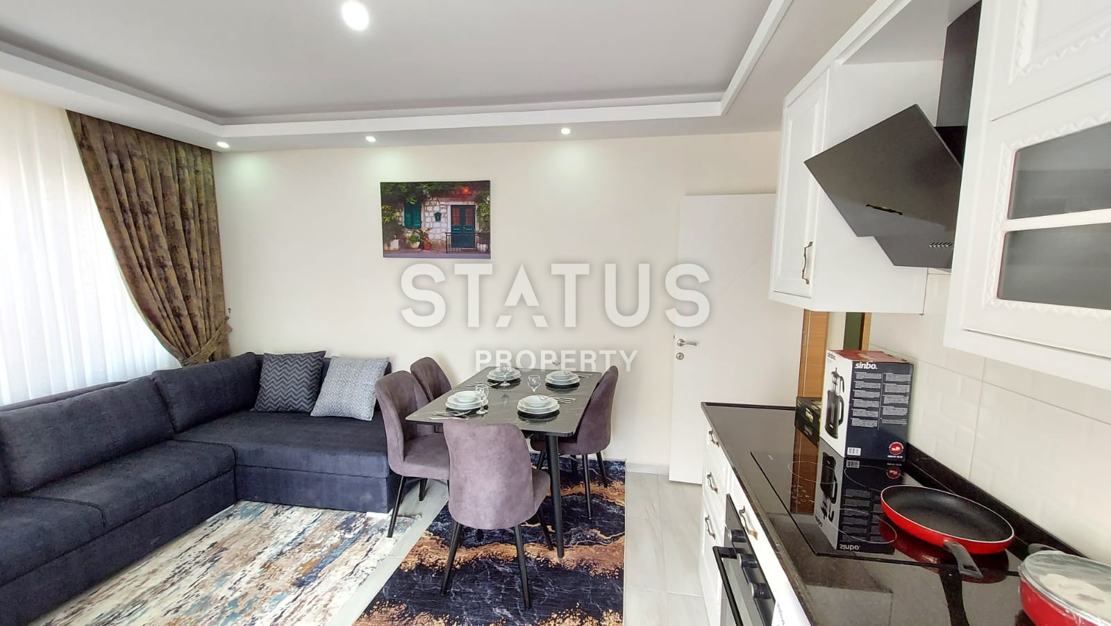 Квартира 1+1, 57 м2 в центре Алании. фото 1