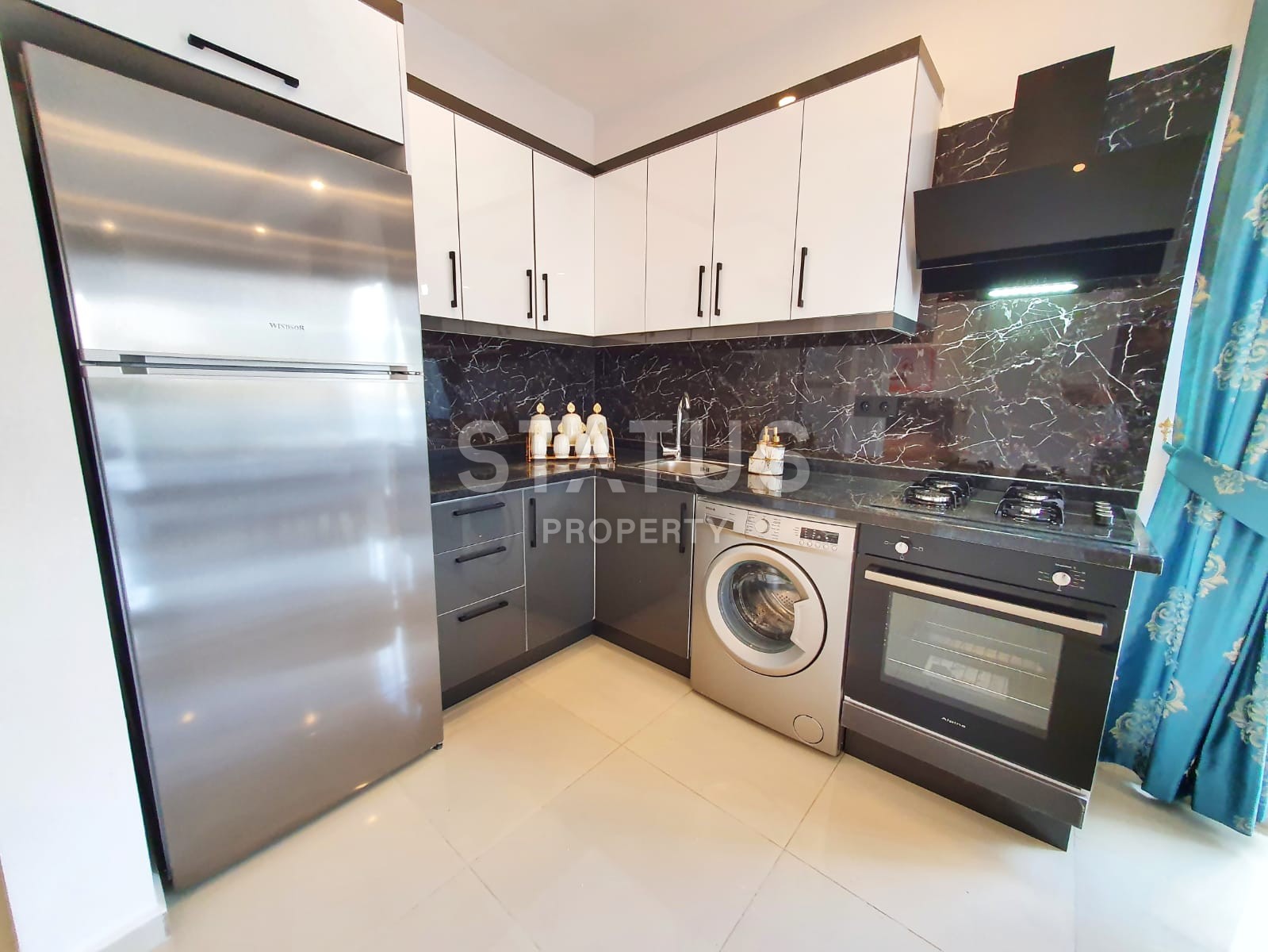 Меблированые апартаменты в новом доме, планировки 60 м2, в районе Махмутлар, Аланья фото 3