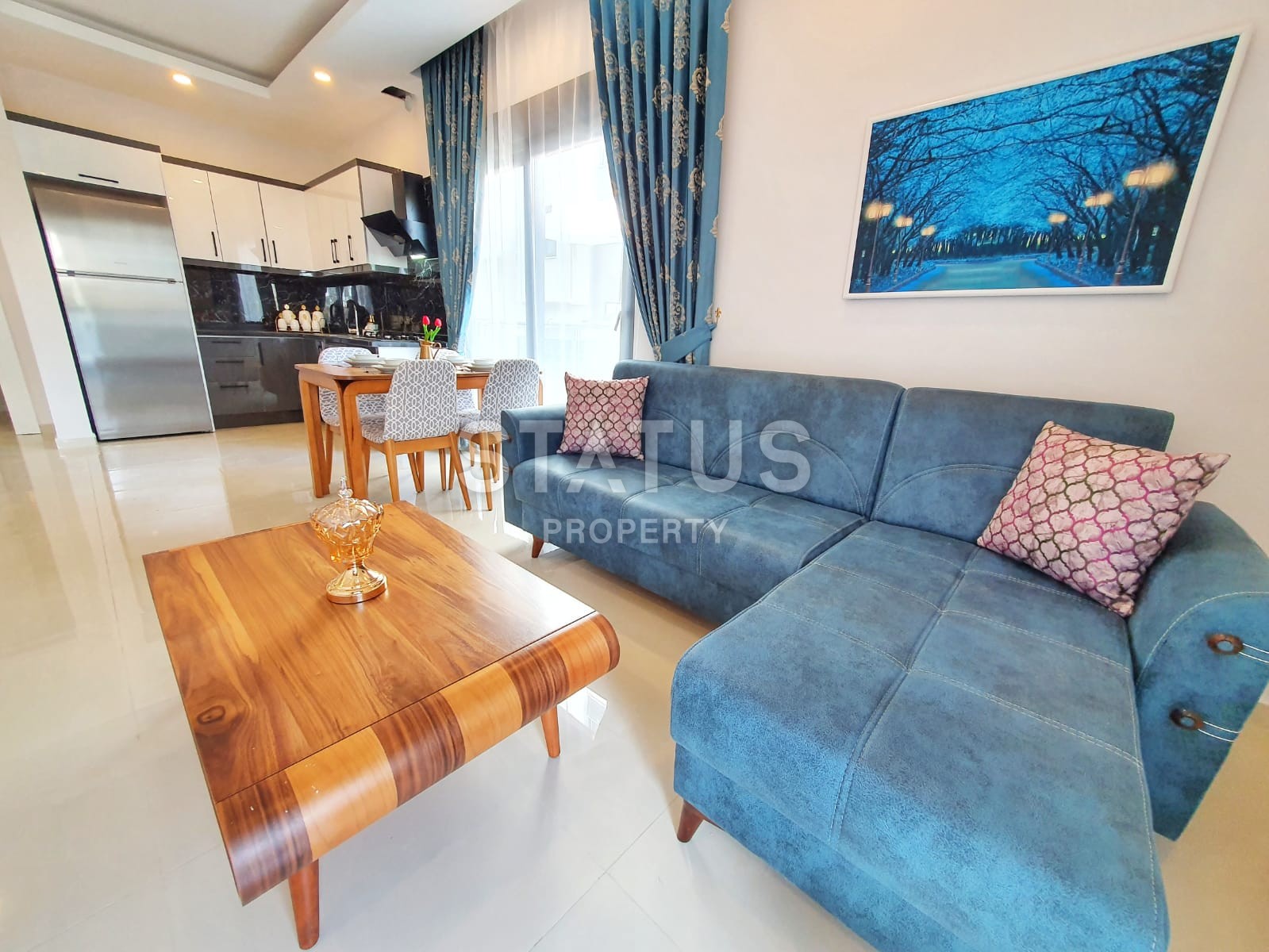 Меблированые апартаменты в новом доме, планировки 60 м2, в районе Махмутлар, Аланья фото 4