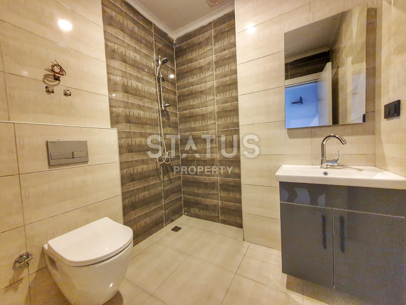 Меблированые апартаменты в новом доме, планировки 60 м2, в районе Махмутлар, Аланья фото 7