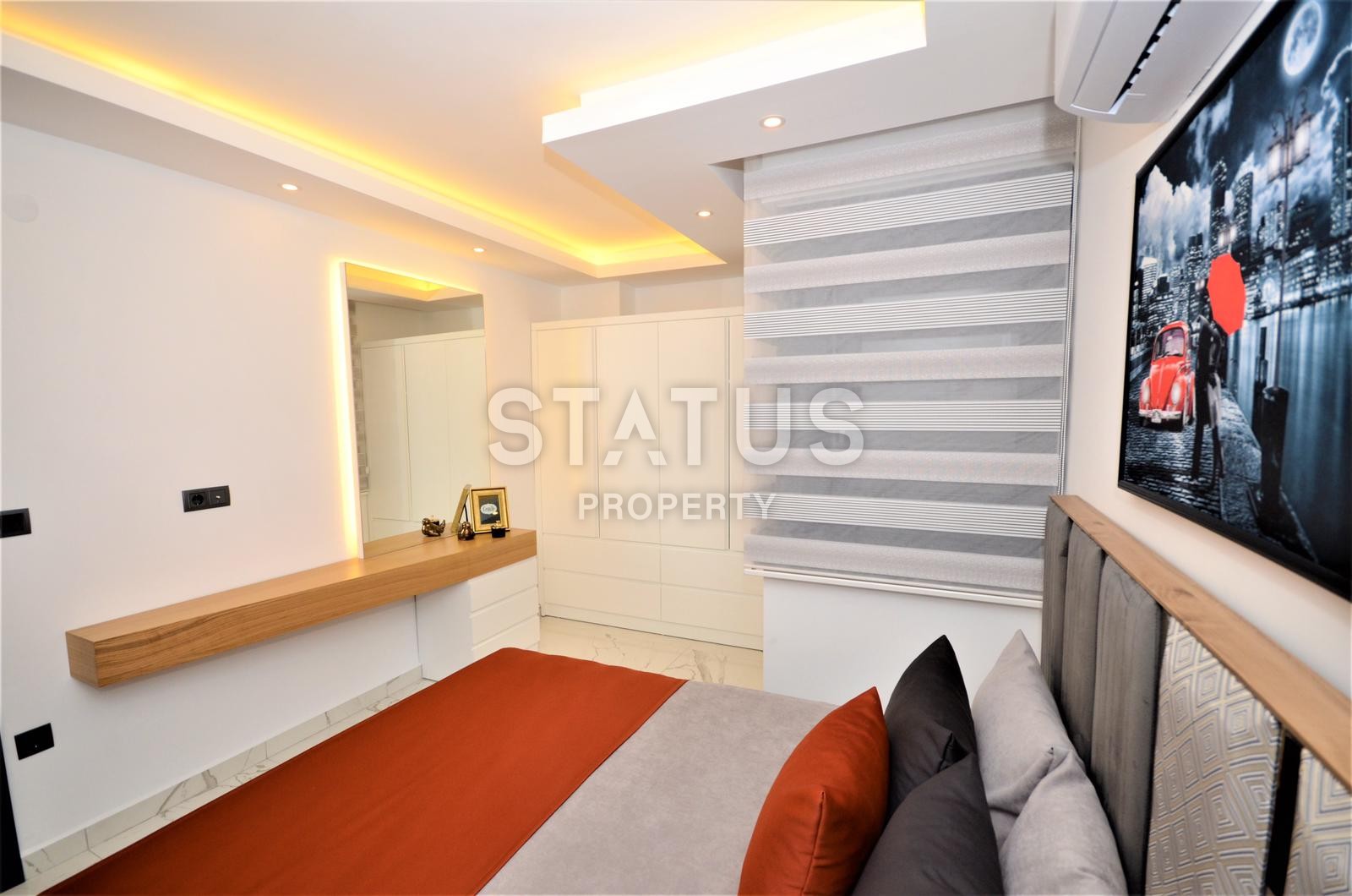 Элитная двухуровневая квартира 2+1, с дизайнерским ремонтом на исторической крепости Алании фото 6