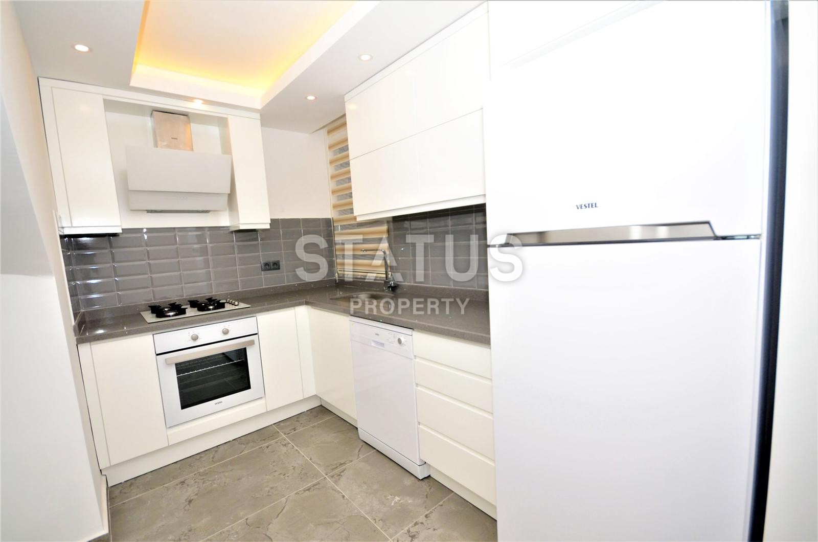 Элитная двухуровневая квартира 2+1, с дизайнерским ремонтом на исторической крепости Алании фото 12