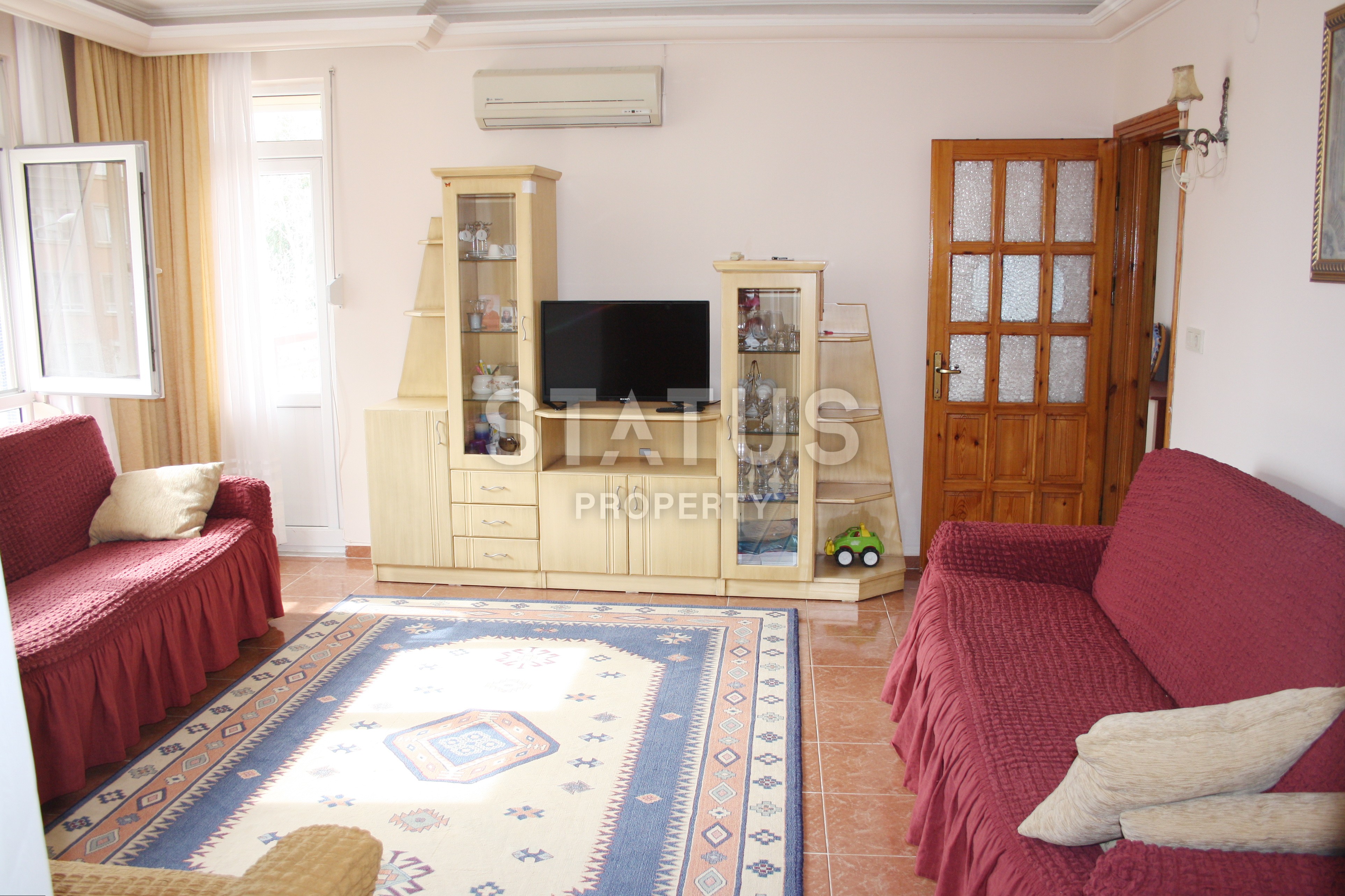 Three-room furnished apartment 100 m2 in the European district Oba фото 18