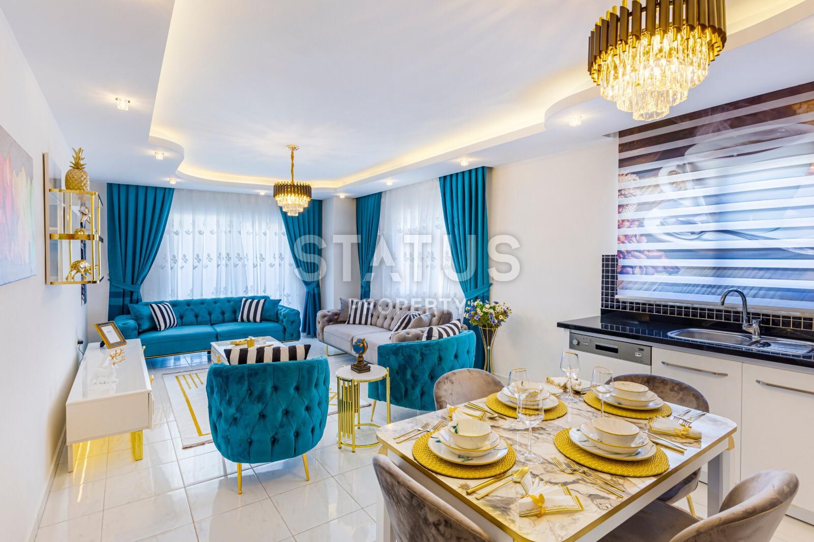 Furnished Lux apartments 3+1, 150 m2. Mahmutlar, Alanya. фото 12