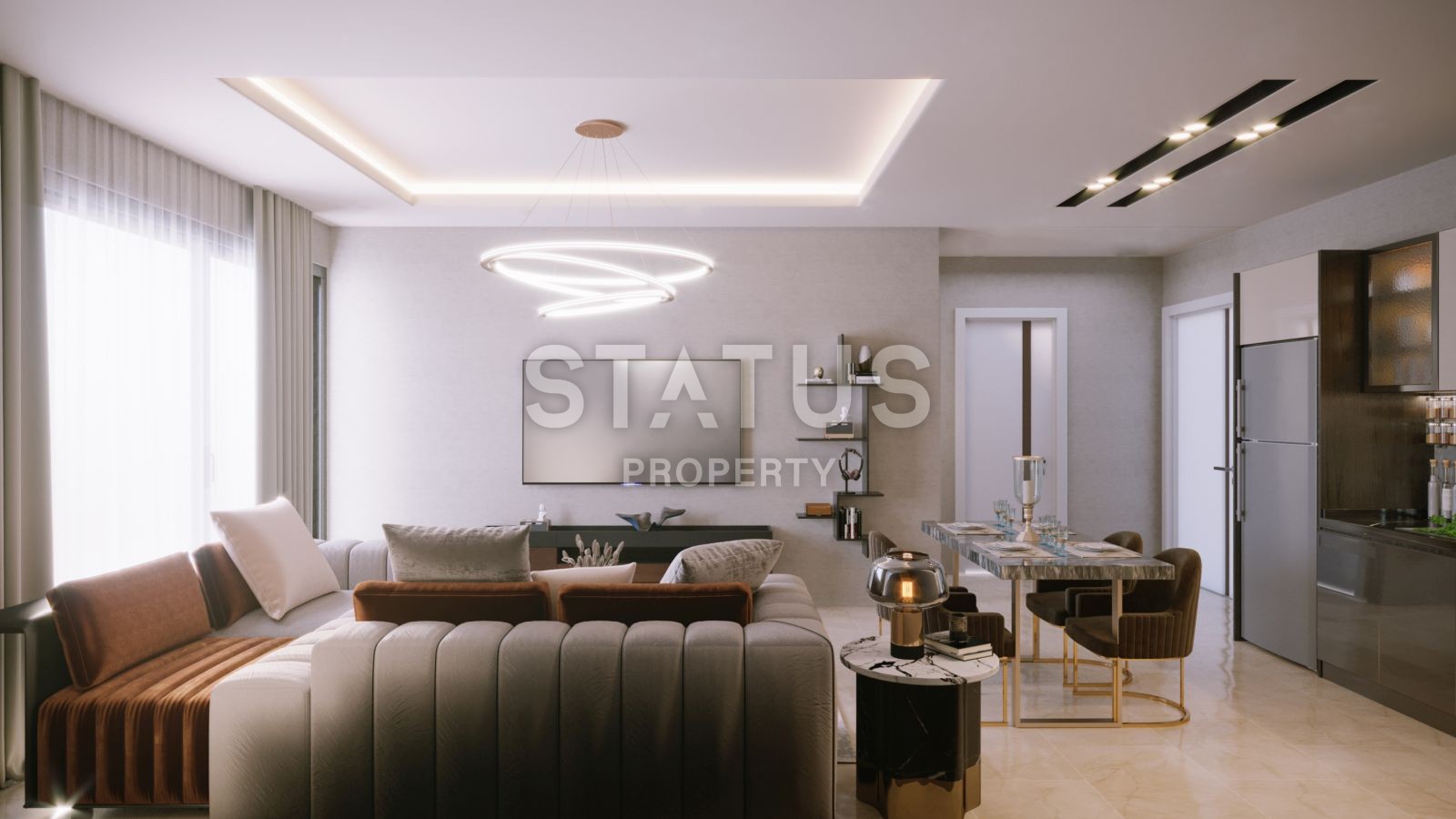 Новый проект с отличной инфраструктурой в окружении природы района Авсаллар. фото 6