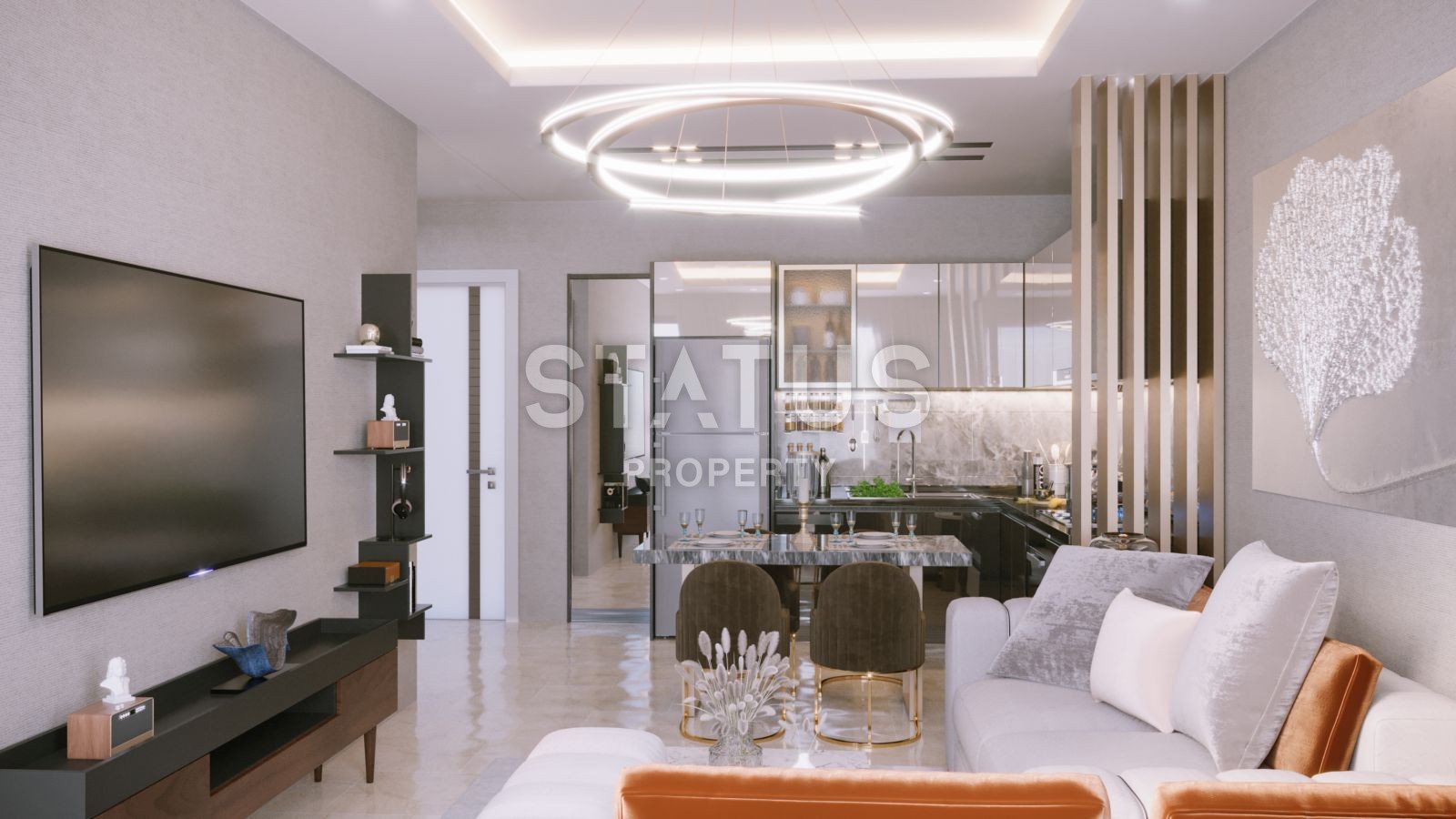 Новый проект с отличной инфраструктурой в окружении природы района Авсаллар. фото 7