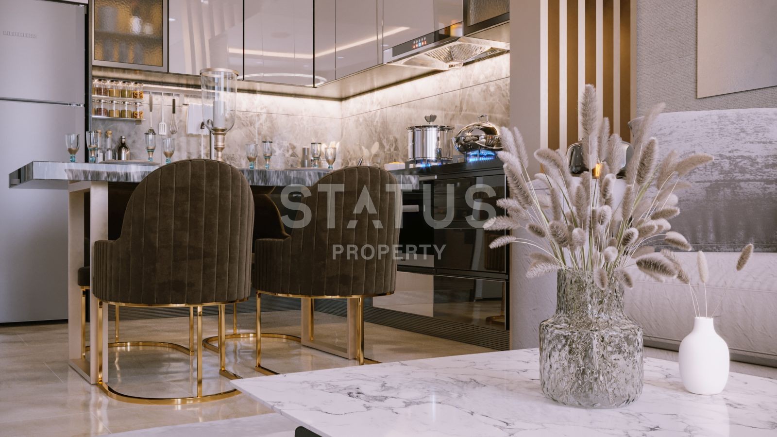 Новый проект с отличной инфраструктурой в окружении природы района Авсаллар. фото 8