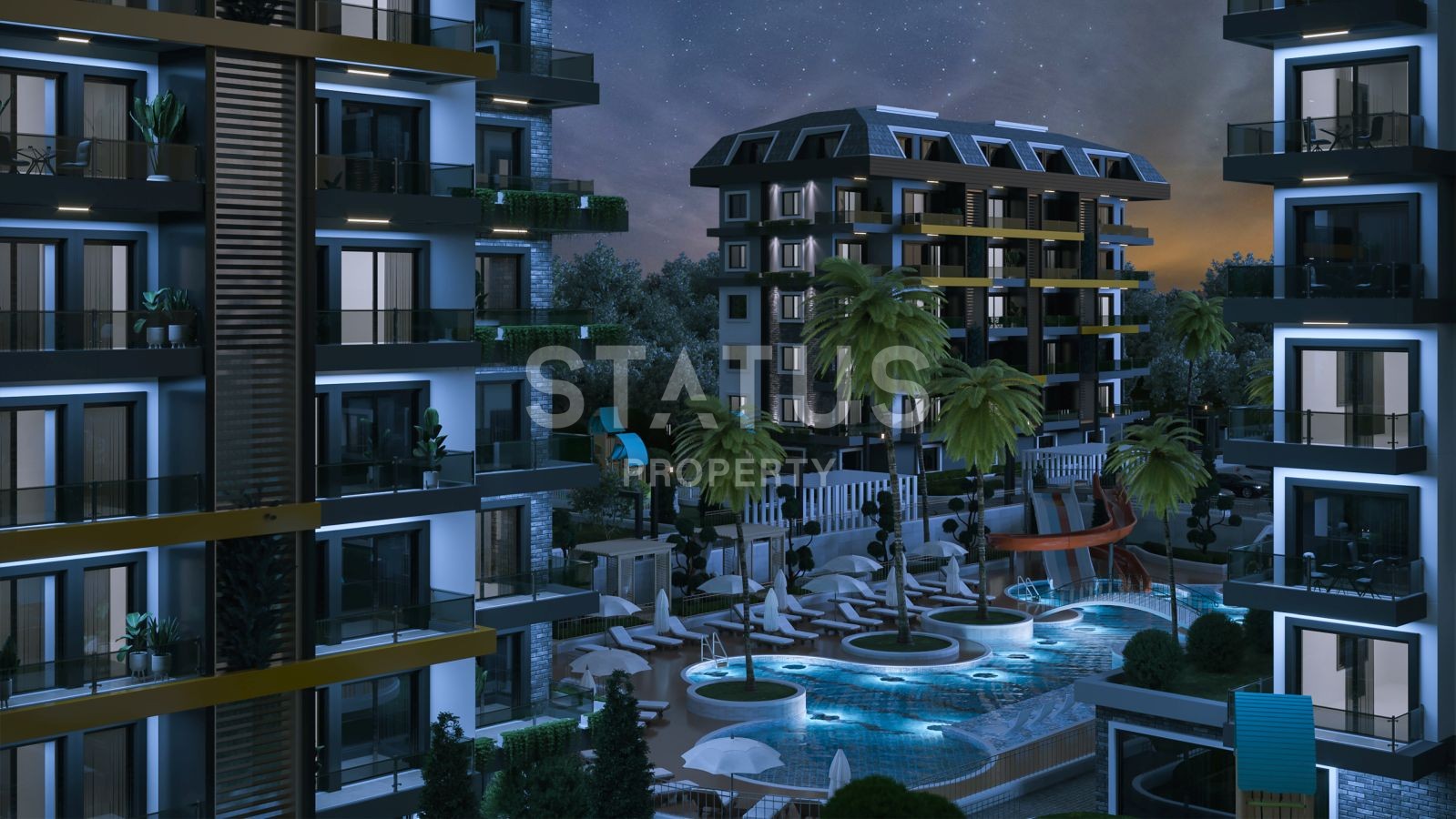 Новый проект с отличной инфраструктурой в окружении природы района Авсаллар. фото 12