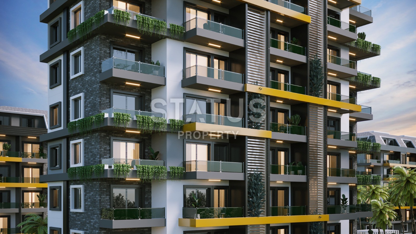 Новый проект с отличной инфраструктурой в окружении природы района Авсаллар. фото 13