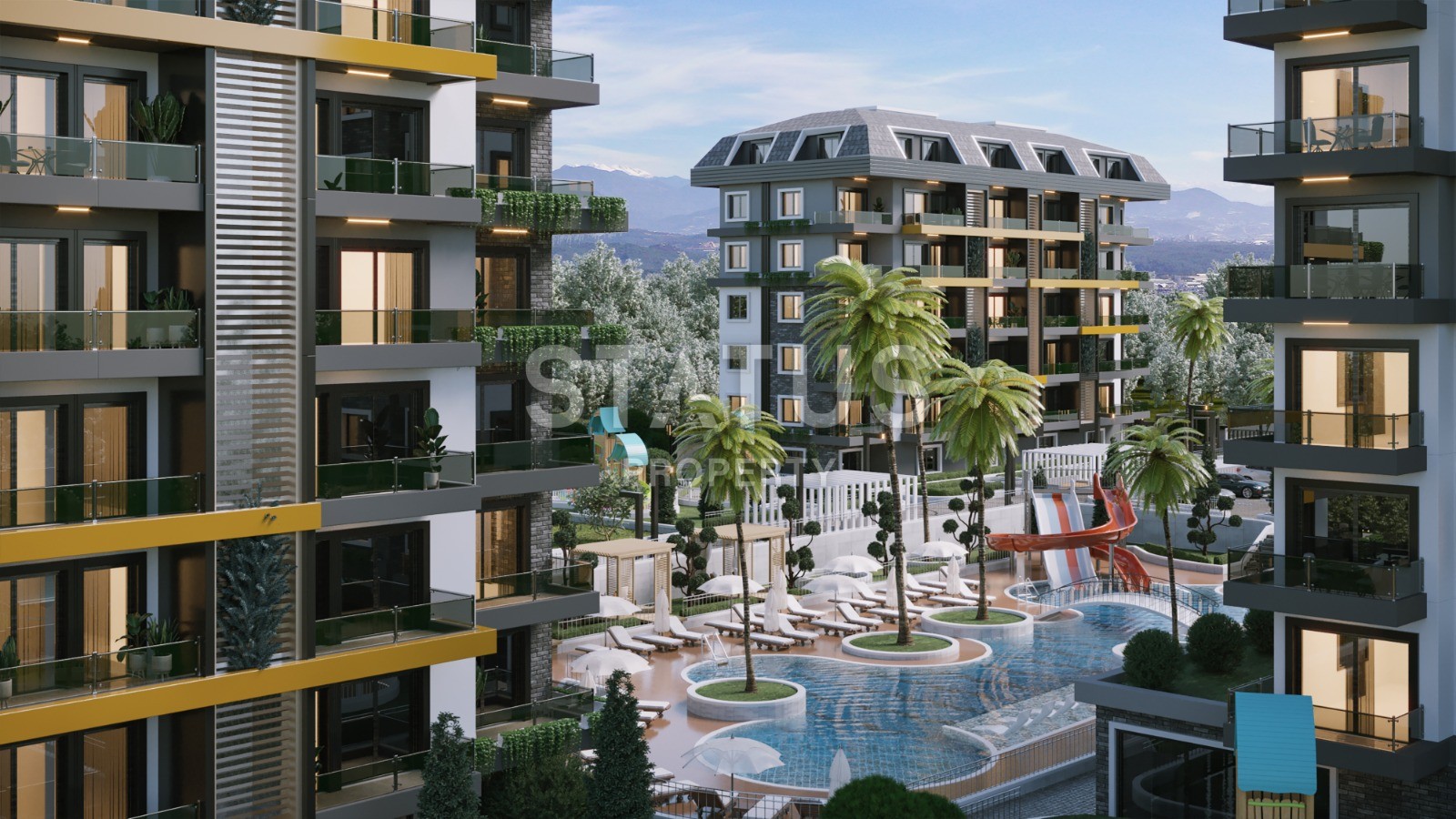 Новый проект с отличной инфраструктурой в окружении природы района Авсаллар. фото 16