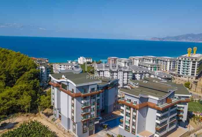 Spacious apartment 1+1, 65m2 in a luxury complex in the Kargicak area. фото 8