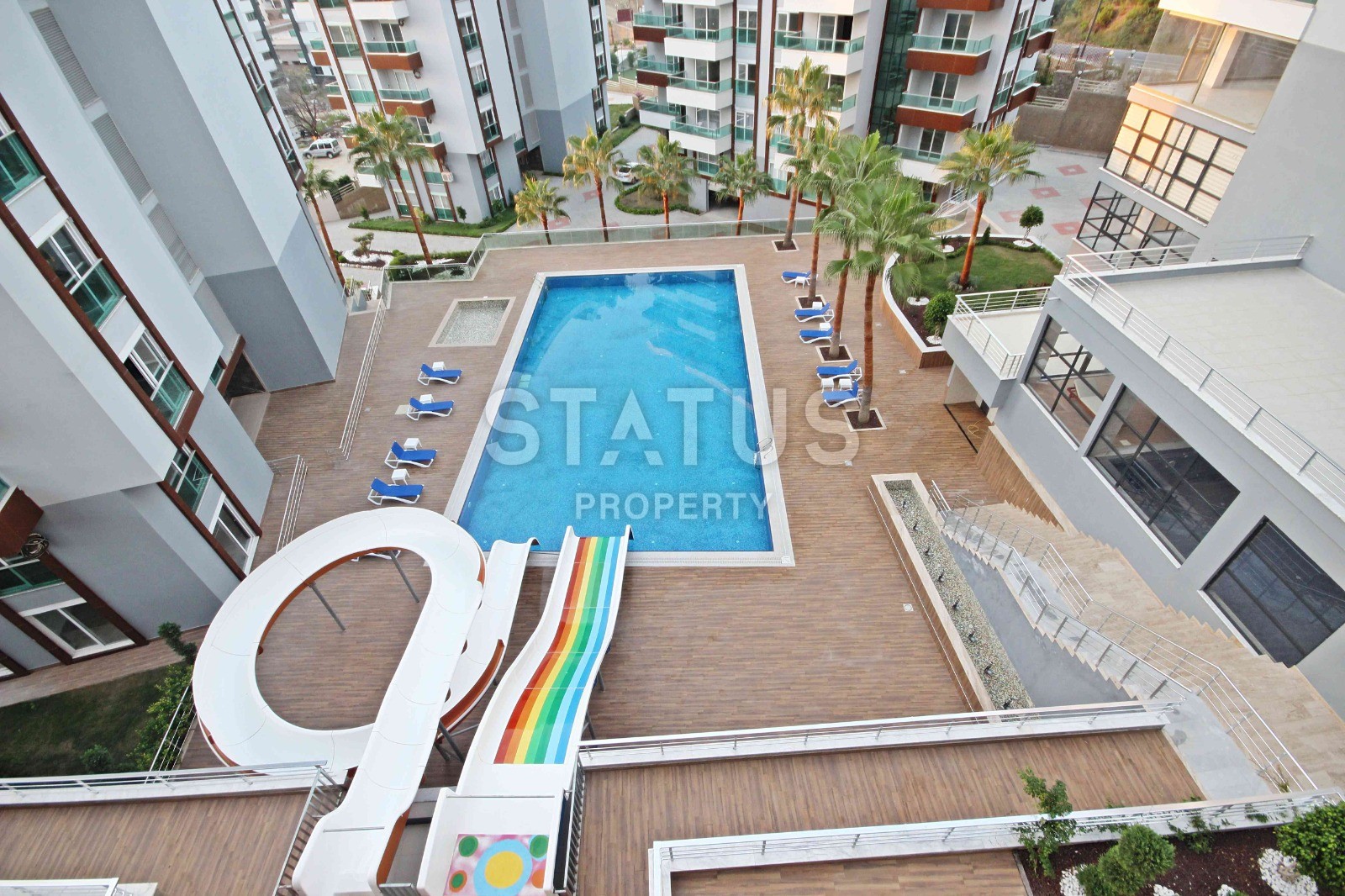 Spacious apartment 1+1, 65m2 in a luxury complex in the Kargicak area. фото 19