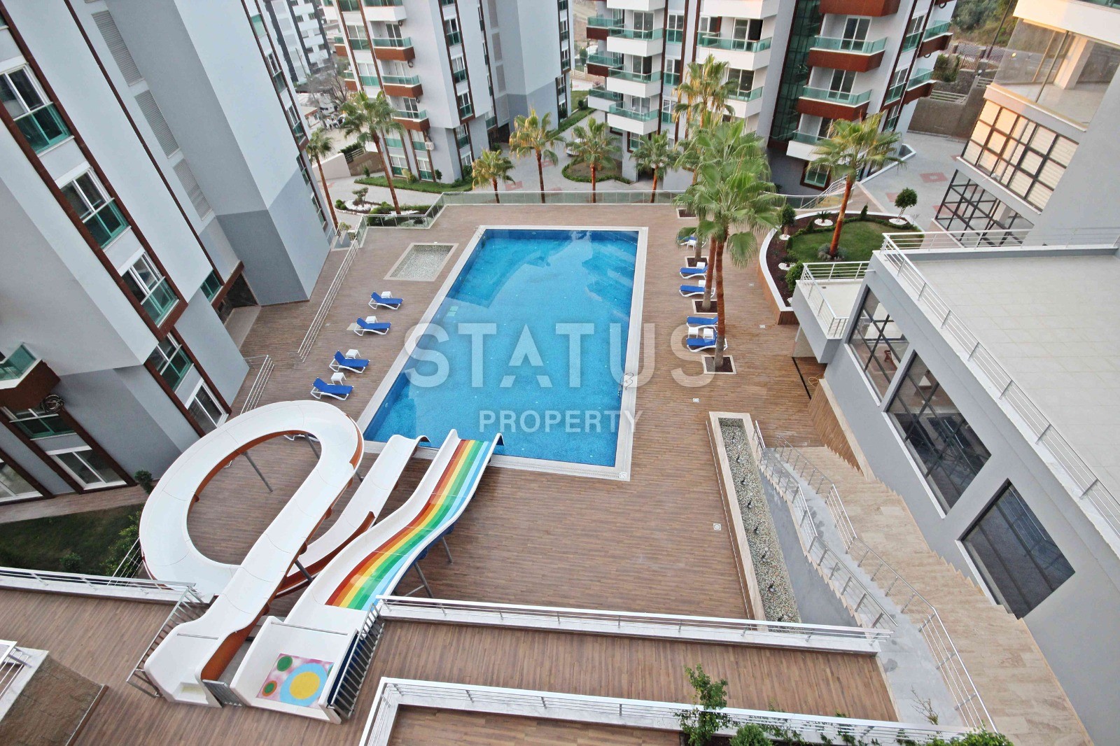 Spacious apartment 1+1, 65m2 in a luxury complex in the Kargicak area. фото 21