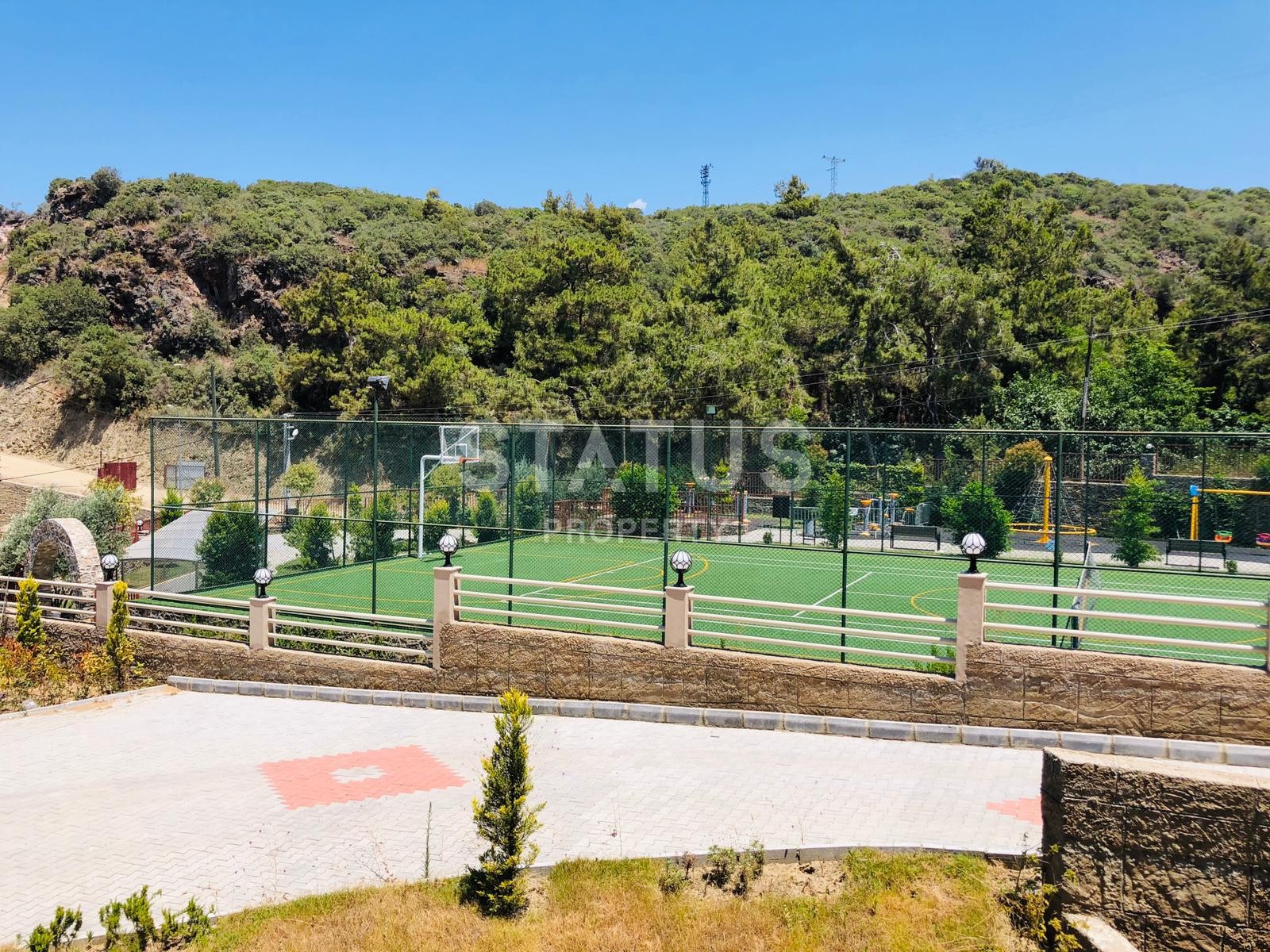 Spacious apartment 1+1, 65m2 in a luxury complex in the Kargicak area. фото 25