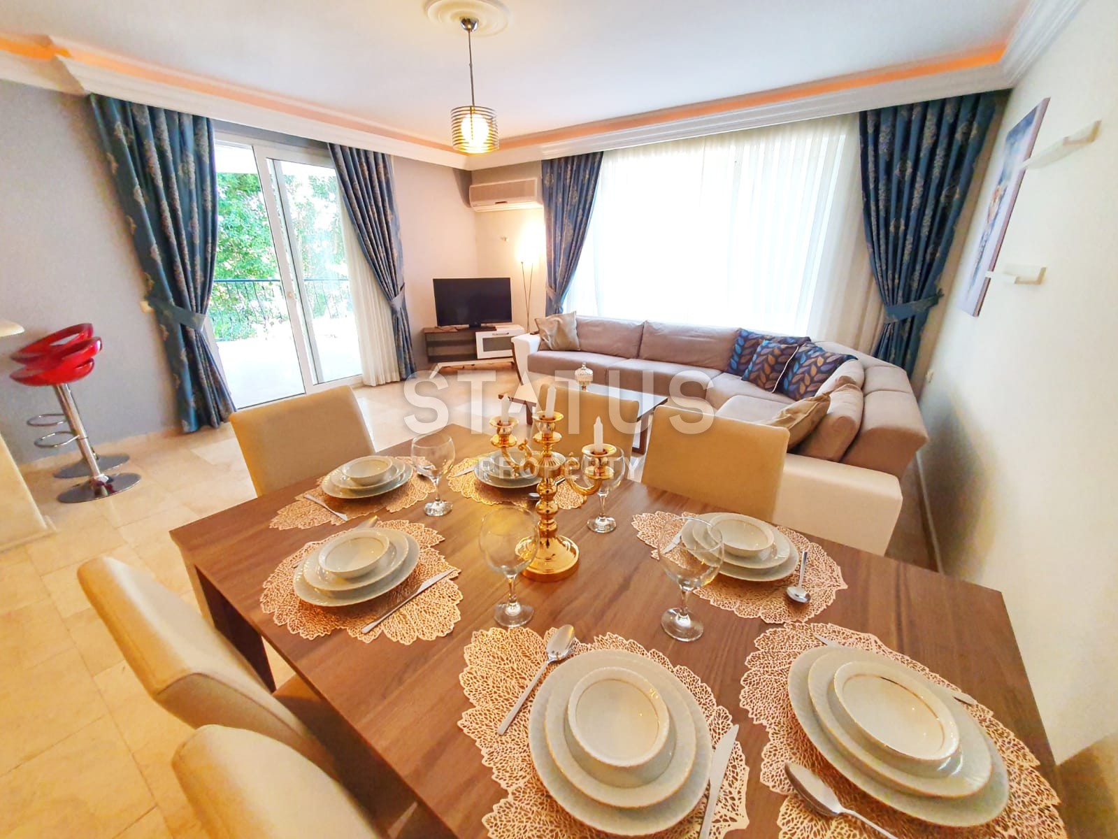 Three-room apartment with new furniture in Oba, 100 m2 фото 5