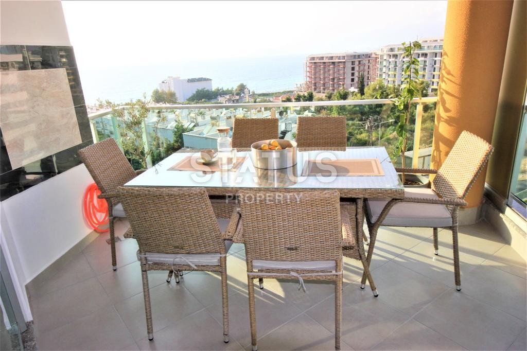 Three-room apartment 130 m2 overlooking the sea and the forest in Kargicak area. фото 8