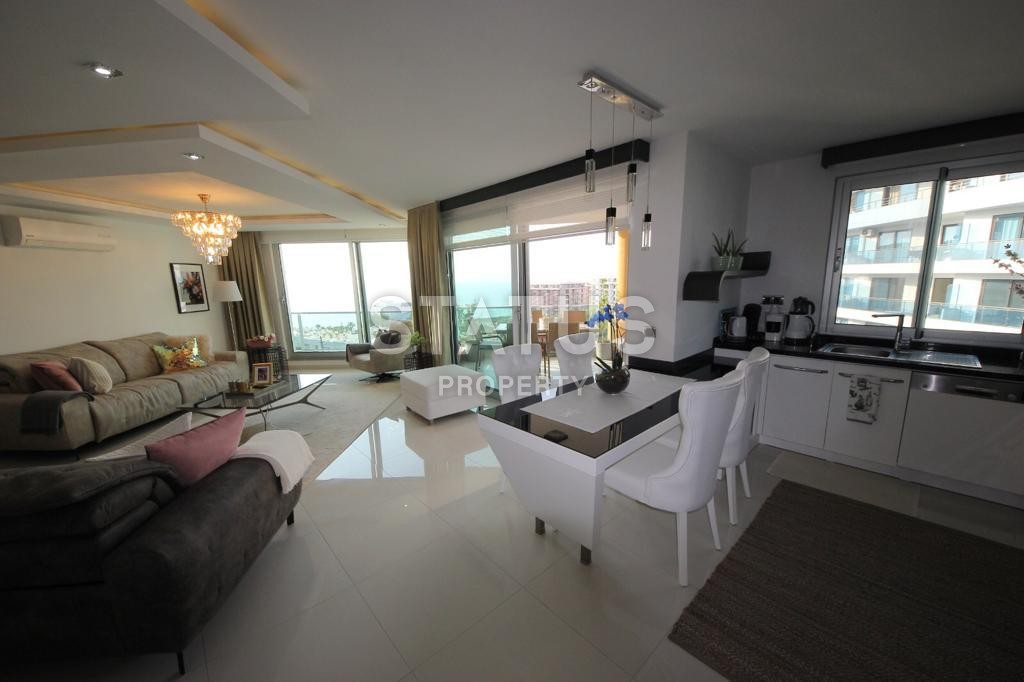 Three-room apartment 130 m2 overlooking the sea and the forest in Kargicak area. фото 10