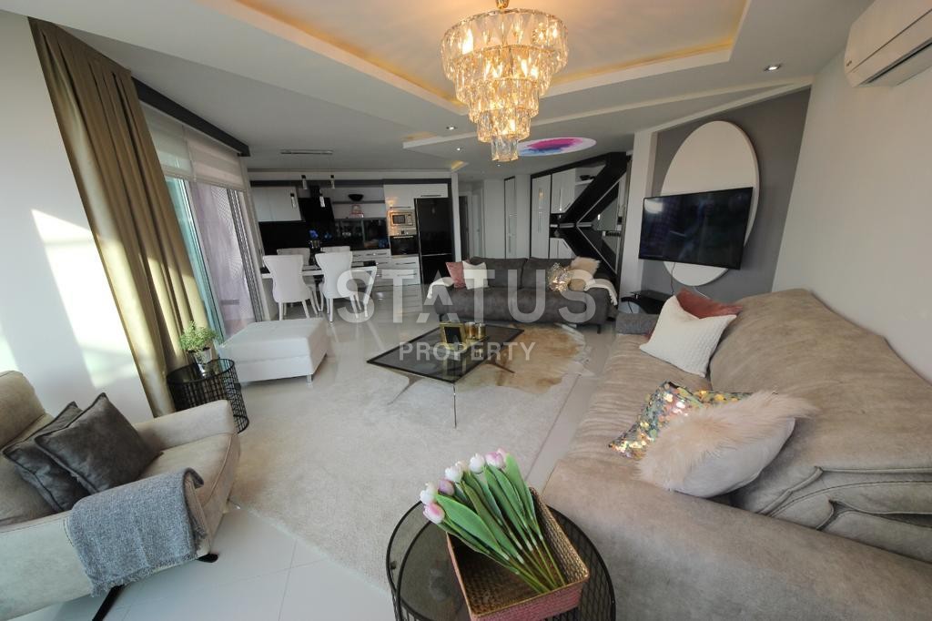 Three-room apartment 130 m2 overlooking the sea and the forest in Kargicak area. фото 18