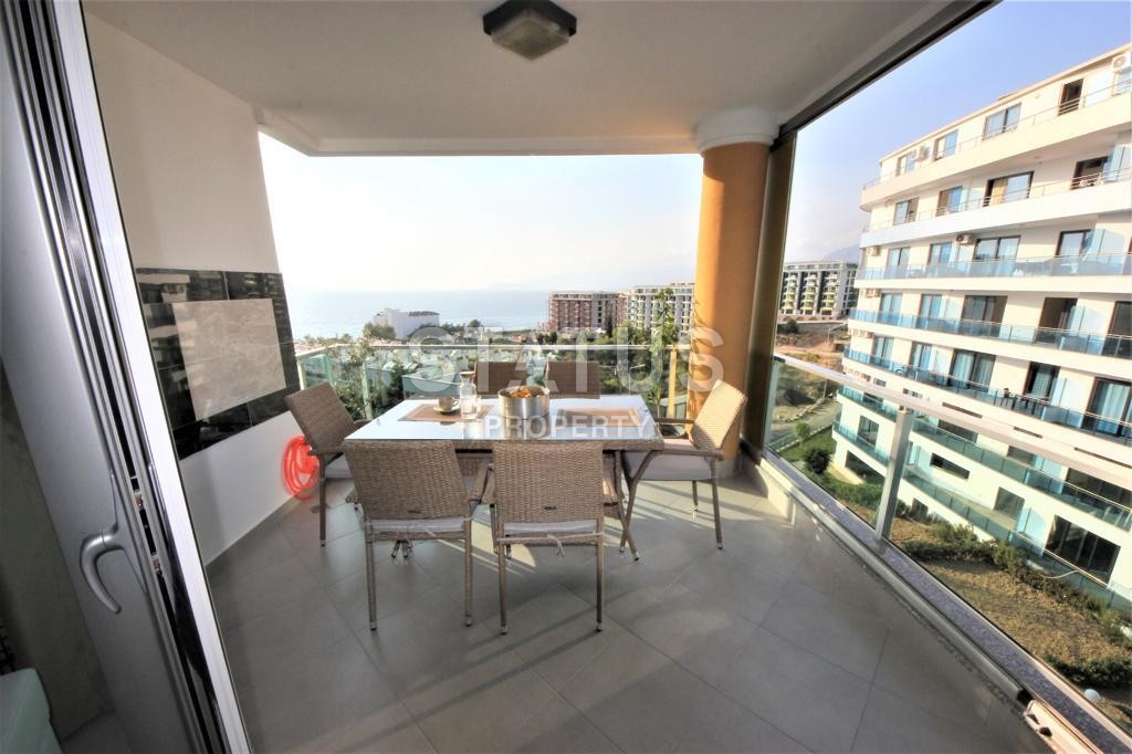 Three-room apartment 130 m2 overlooking the sea and the forest in Kargicak area. фото 22