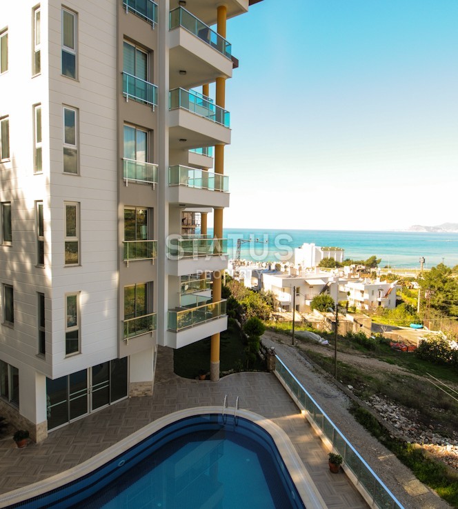 Three-room apartment 130 m2 overlooking the sea and the forest in Kargicak area. фото 30