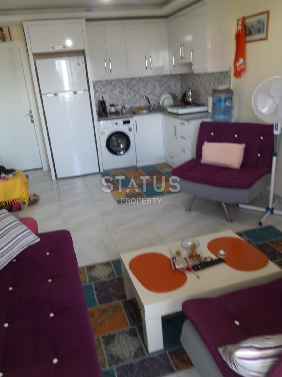 Меблированная квартира 1+1, 65м2 в комплексе с бассейном в районе Махмутлар. фото 4