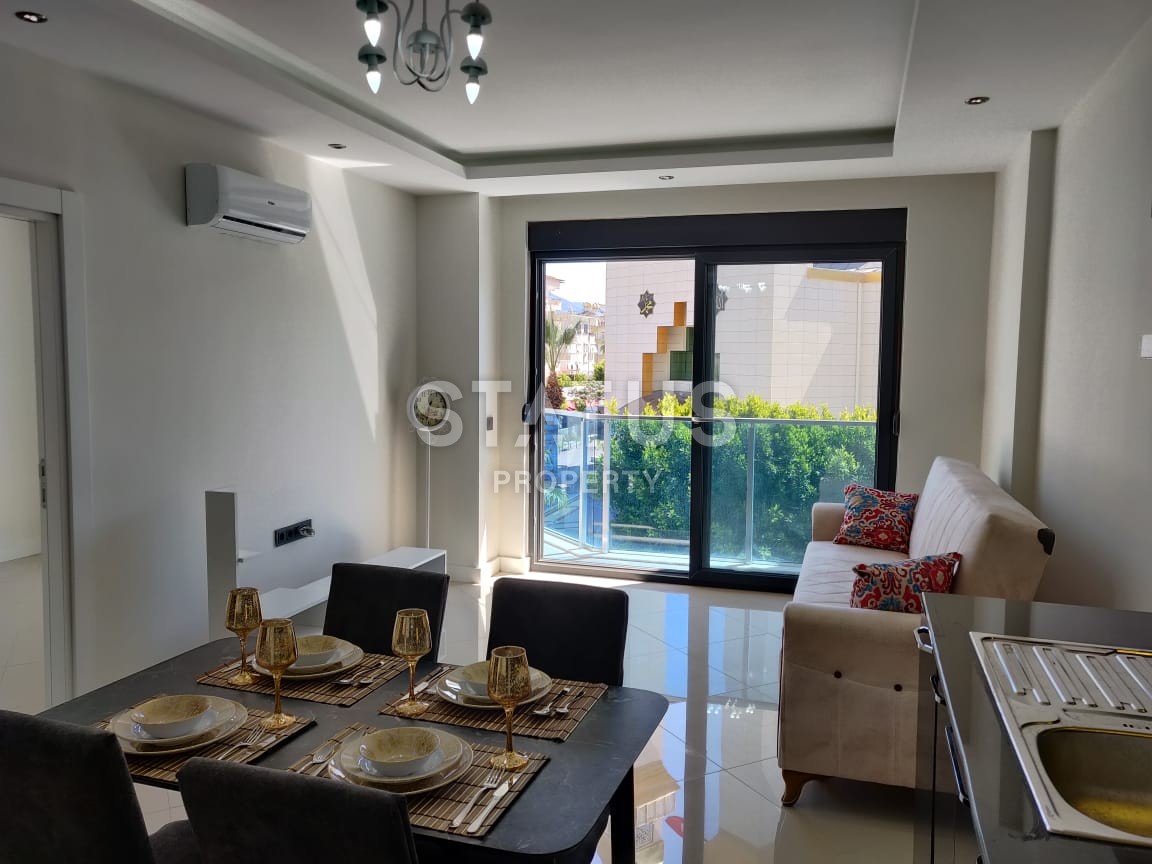 Квартира 1+1 в новом доме с лучшей локацией в районе Оба в 200 метрах от моря! 55 кв.м. фото 4