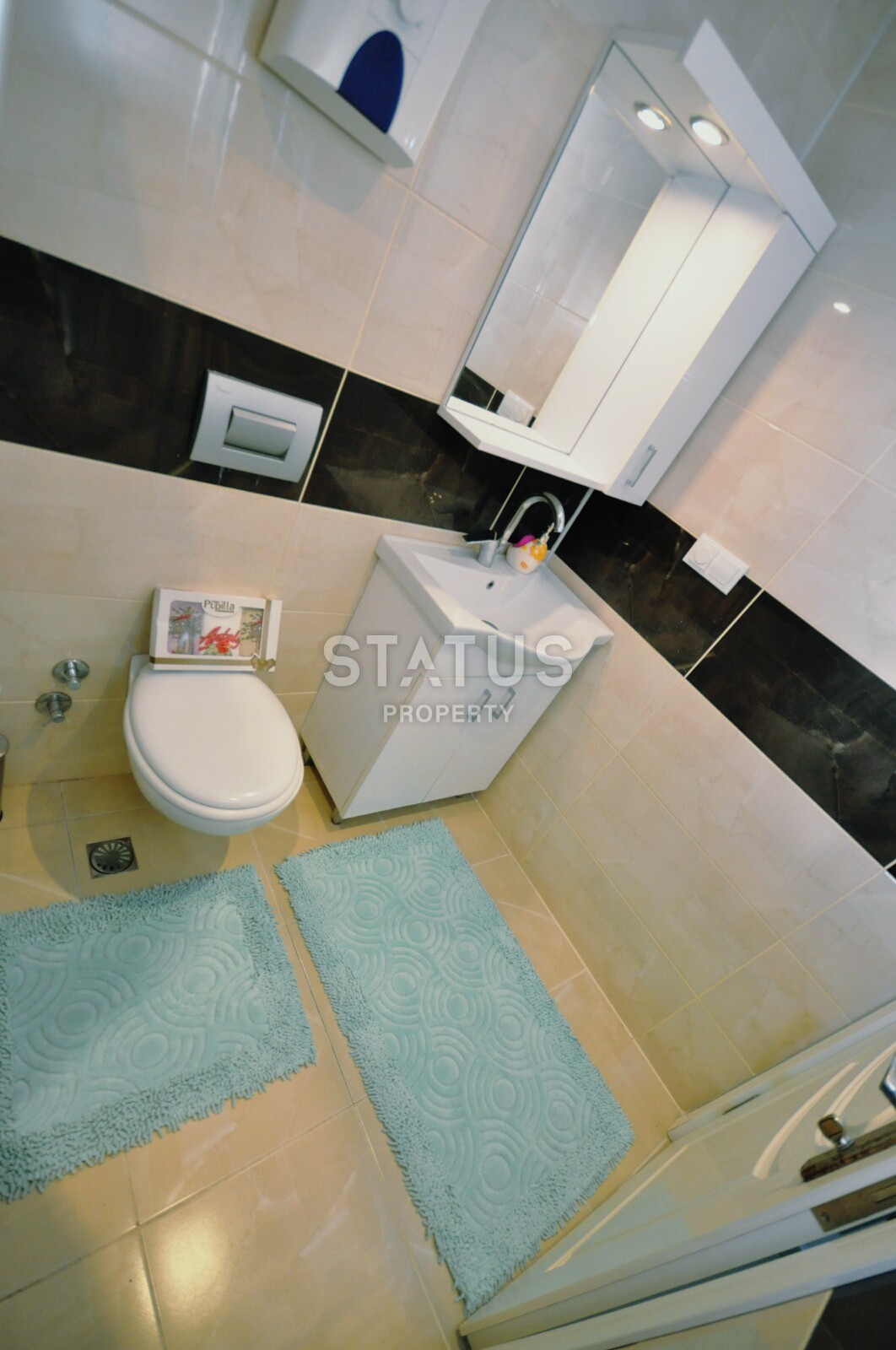 Квартира с новой мебелью в комплексе с бассейном в Махмутларе в 400 метрах от моря. 65 кв.м. фото 15