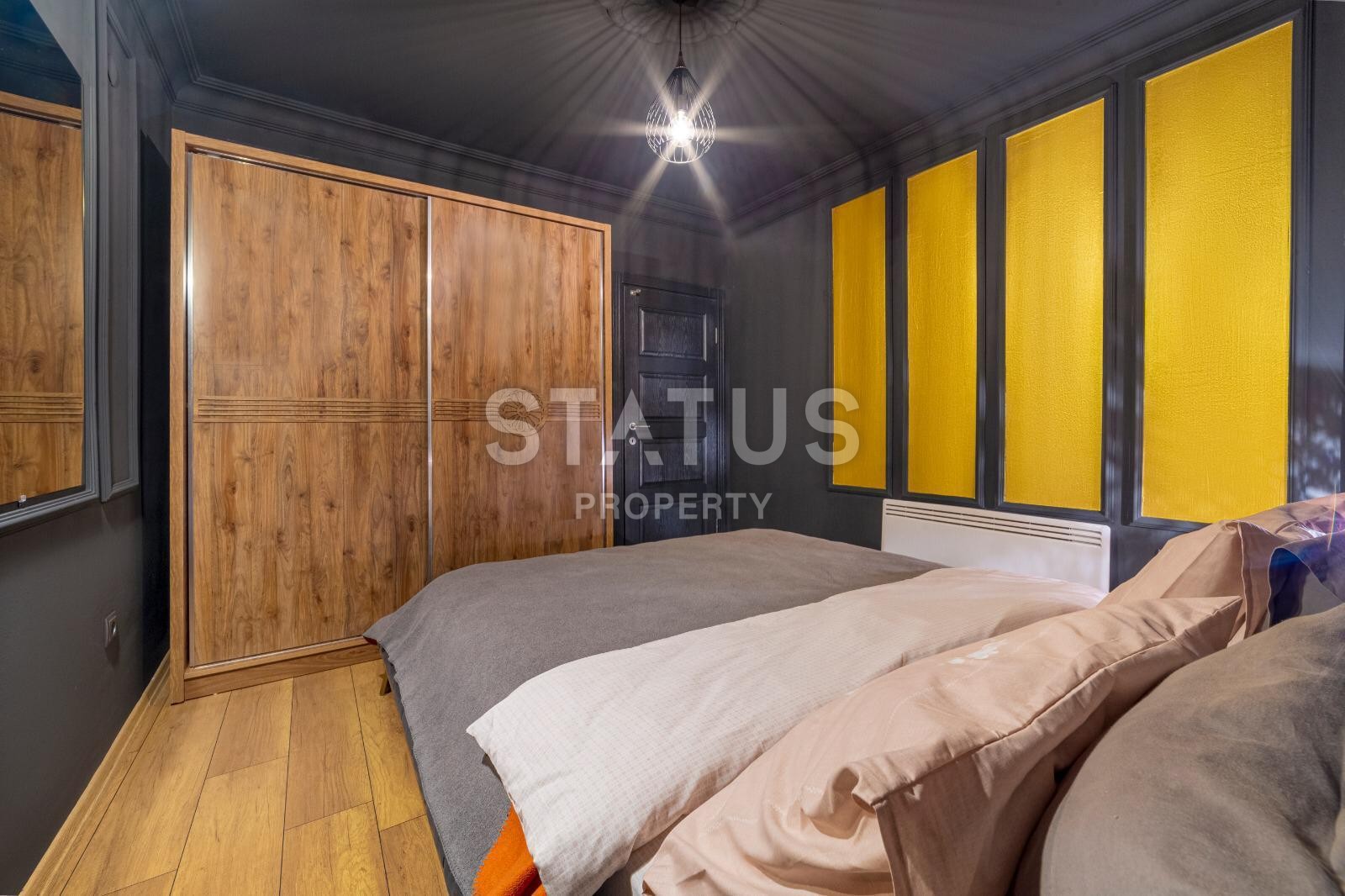 Дизайнерская квартира 1+1 с камином, 55 м2 в центре Алании. фото 14