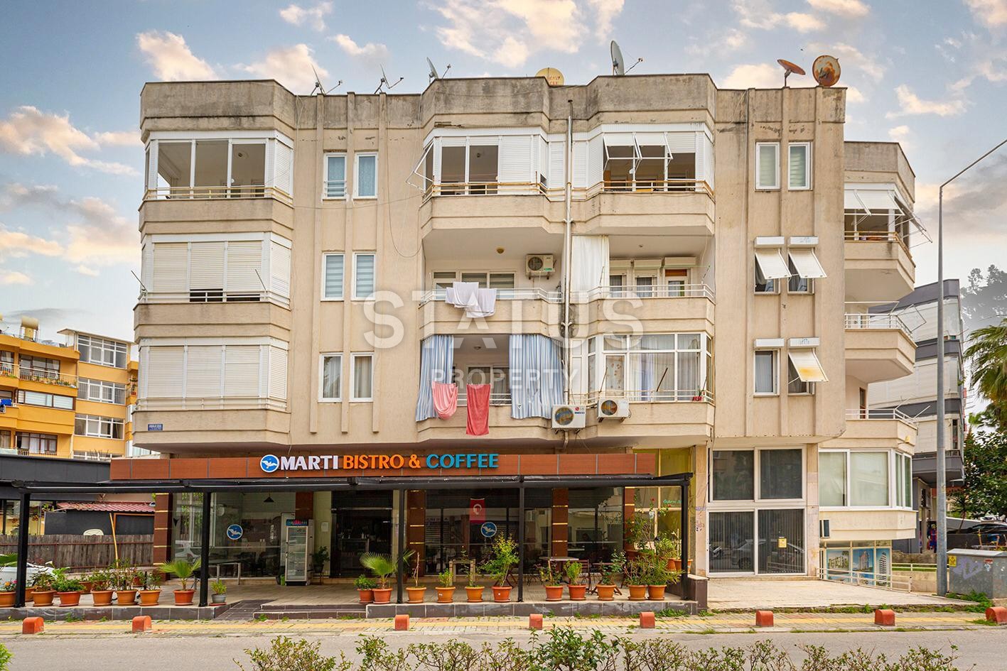 Дизайнерская квартира 1+1 с камином, 55 м2 в центре Алании. фото 15