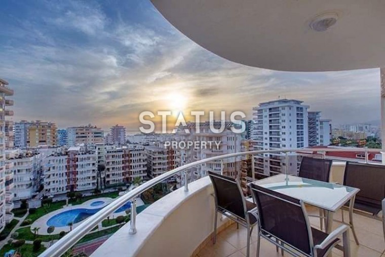 Просторная квартира 2+1, 120 м2 с видом на море в районе Махмутлар. фото 1