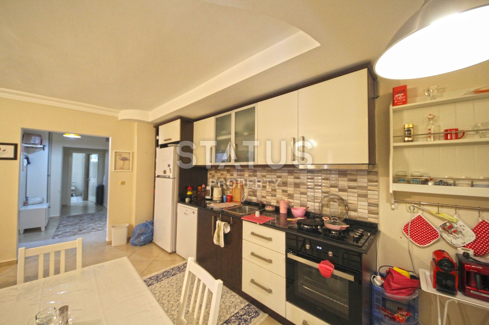 Spacious apartment 2+1, 120 m2 with sea views in Mahmutlar. фото 14