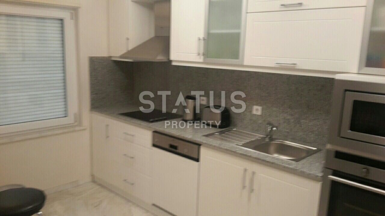 Первая линия с прямым видом на море! Квартира 2+1 с мебелью в Махмутларе 120 кв.м. фото 3