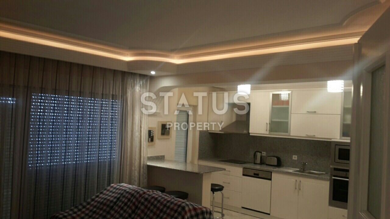 Первая линия с прямым видом на море! Квартира 2+1 с мебелью в Махмутларе 120 кв.м. фото 4