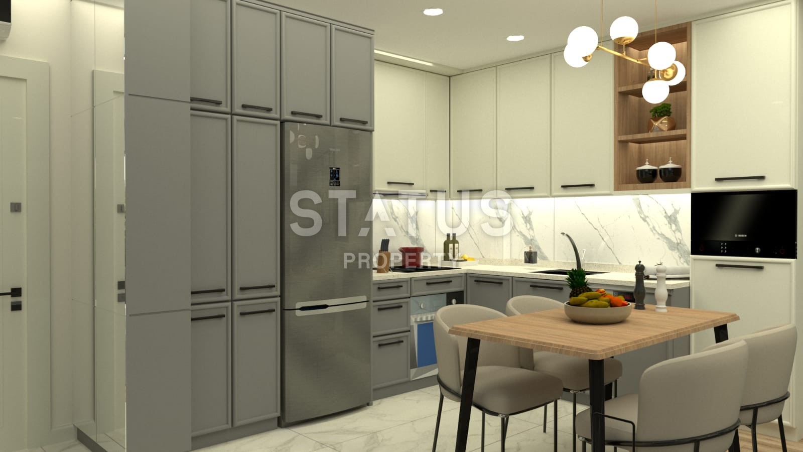 A new elite project with 1+1, 2+1, 3+1 apartments under construction in the Oba area. фото 3